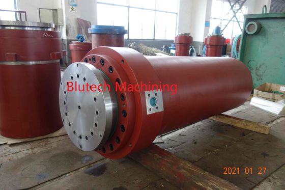 Wykonany na zamówienie cylinder jednokierunkowy do hydraulicznej prasy do formowania metali