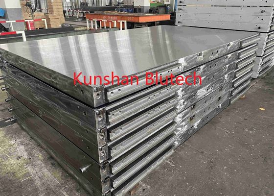 9x18ft Wykonana na zamówienie metalowa płyta do gorącej prasy MDF HDF