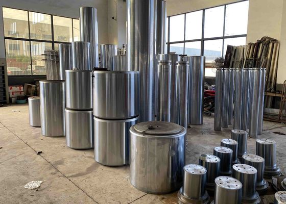 Niestandardowe cylindry hydrauliczne pojedynczego działania do arkuszy gumowych / dużych części